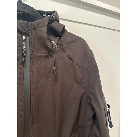 Ilse Jacobsen Regular Fit Hooded Raincoat Size 10(40) - Picture 3 of 7